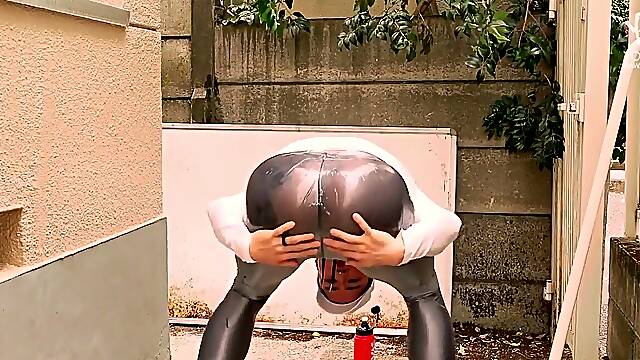 Yoshikawasakixxx - Yoshi Kawasaki shows arousing Outdoor jack