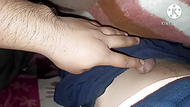 I Touches Teacher Big Monster Cock at night