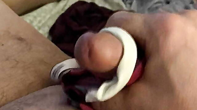 VS dirty panty JO w cum