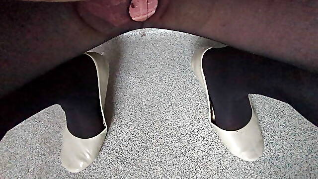 Fat Crossdresser Pisses Their Panties Again