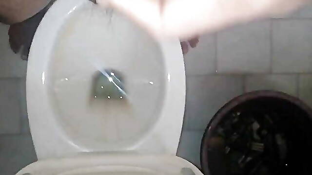 Afternoon in bathroom fun black cock touch XXX 