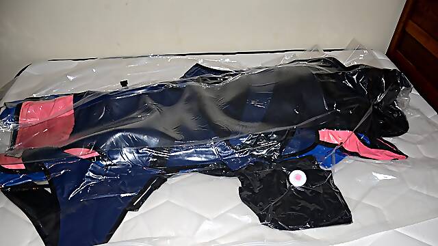 Mar 12 2023 - VacPacked in slvrbrboy's blue coveralls with my PVC aprons &amp; lead aprons