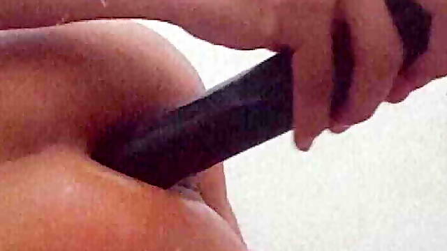 SAM KHAN CD-Skinny Pakistani Boy Playing with his Ass with Big Black Dildo in Ass