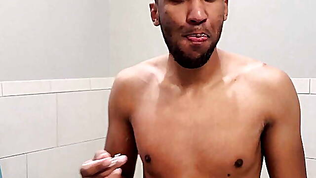 Miguel Brown Gym Naked Nude 