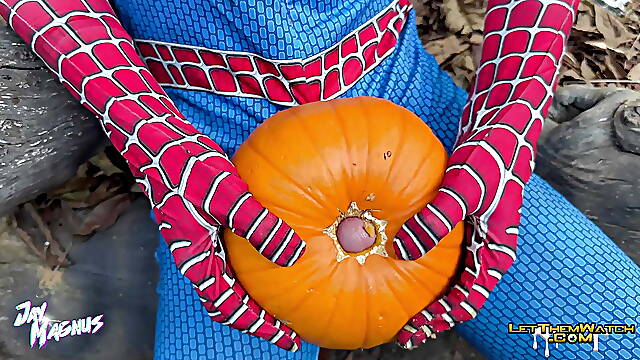 Pumpkin Fucker Cutie Twink Big Cumshot! 