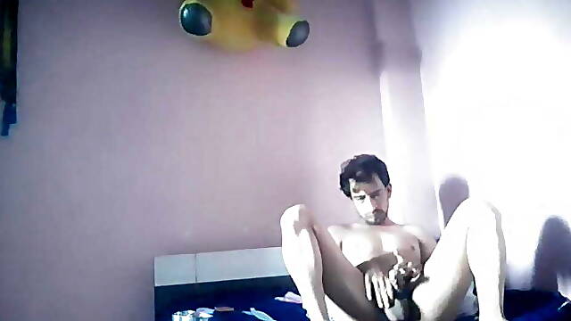 Boy masturbating hard 