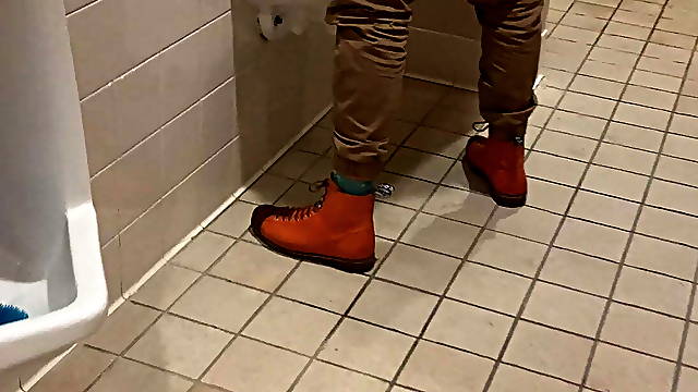 Getting caught in the urinals