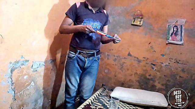 Oops Its summer eating ice Cream Indian Boy Porn