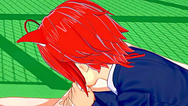 Yaoi - Catboy blowjob to Foxboy with cum in his mouth