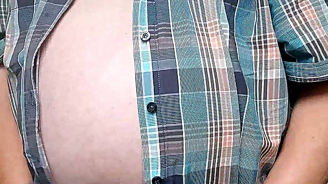 Me, my ass, my belt, my tits