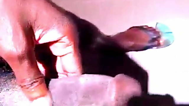 Black man BBC masturbates in the shower