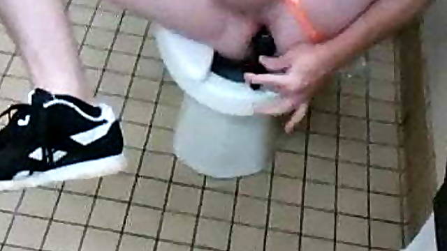 Showing Ass in WalMart Bathroom for Stranger