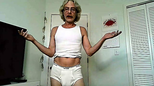 JerkinDad14 - My 50th xHamster Video! Extended Masturbation Goon Bate Extremely Verbal Massive Cumshot By Hairy Gay Man