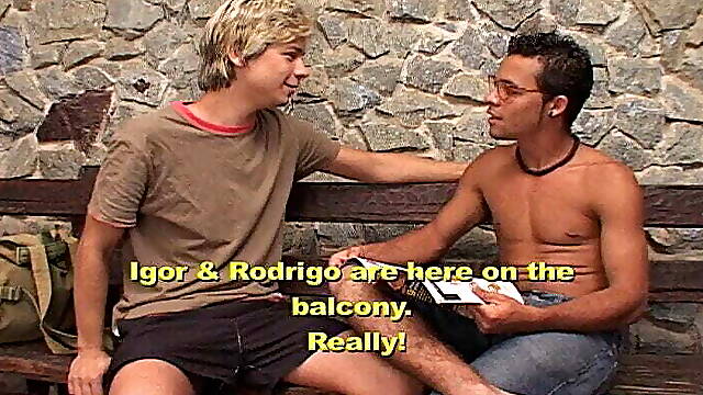 Handsome boy gives extremely erotic blowjob and fucks his handsome friend until he cums