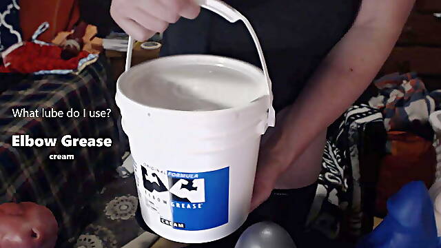 Elbow Grease Cream Lube - 1 Gallon on Display 