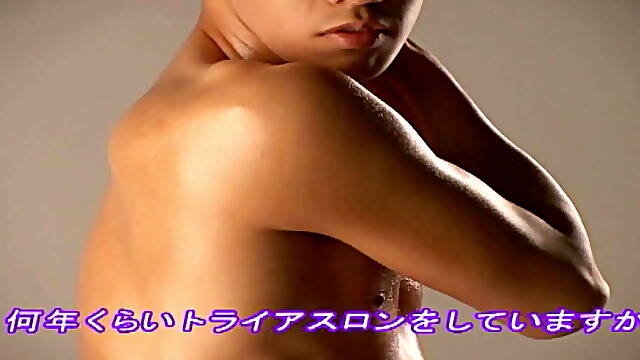 Shooters twink makes eotic poses while shooting