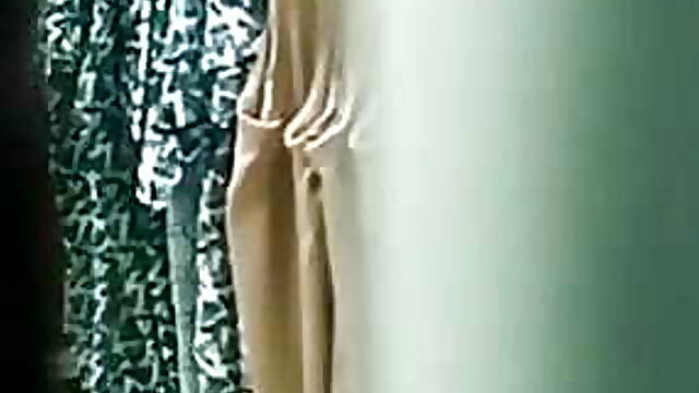 Gay teen boy changing pants nude in the shop