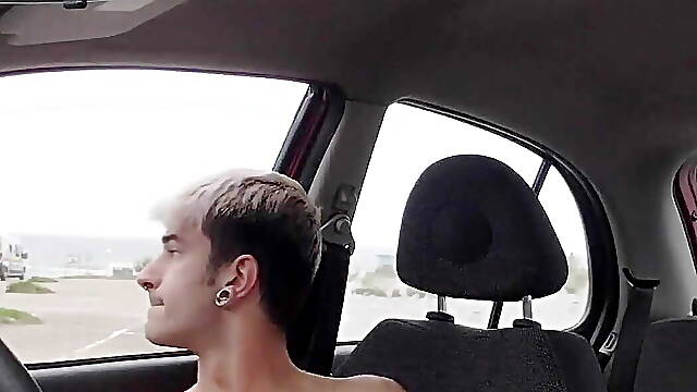 Wanking in the Parking and Cum