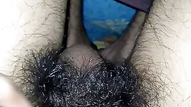 Playing With My Dick and Black Hair