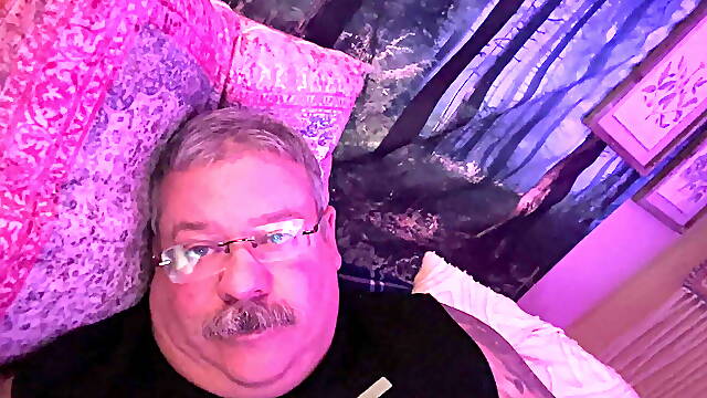 Mustache fat ass man with huge cock has 2 big loads 