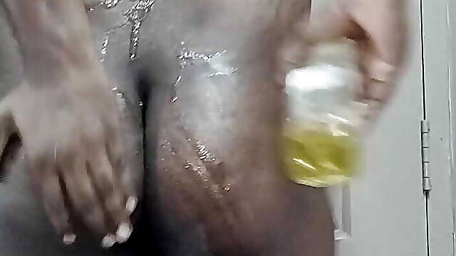 Oil body massage self