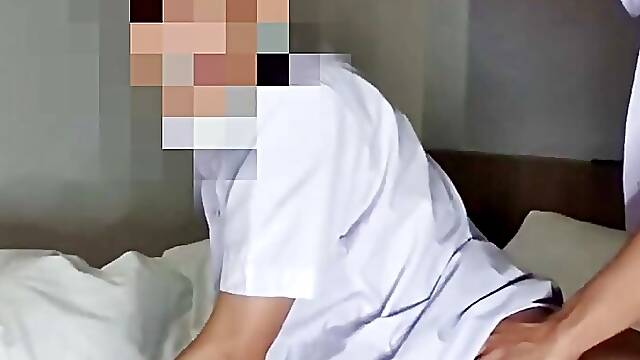 Fucking slut femboy big ass doggy 