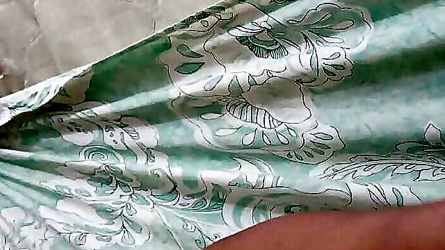 Squirting inside the used pad of Madam Fs pussy