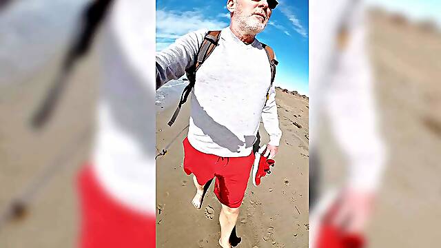 Beach Walk in France