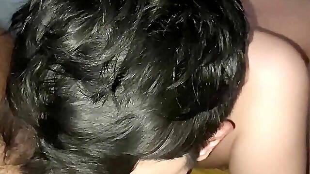 My married straight neighbor fucks my beautiful tight hairless ass bareback when I leave college...