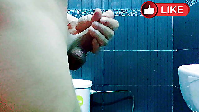 Soft Cock Gets Hard Quickly and Cums on Big Balls