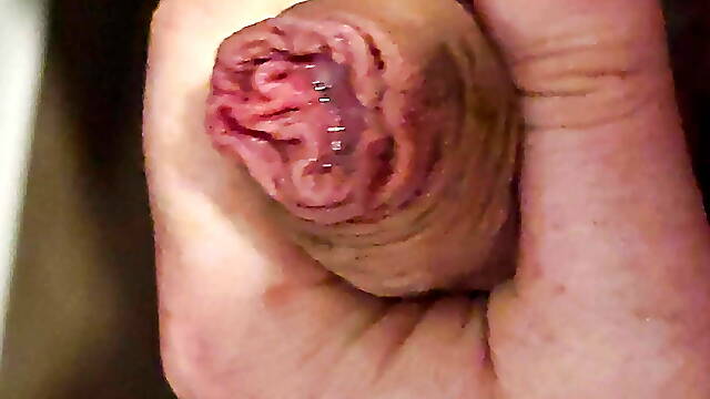 Fresh Greek sperm in the glass