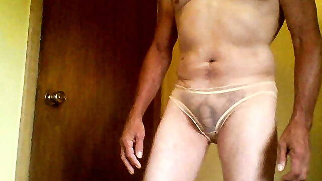 Skin tone see through panties