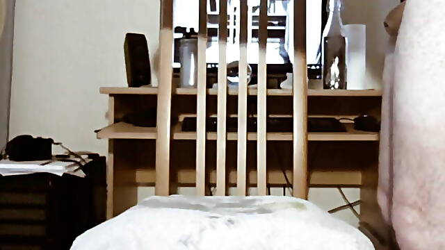 Pakistani fat daddy showing big ass and fucking big black huge dildo