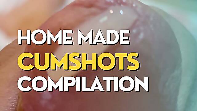 Close up solo cumshots compilation
