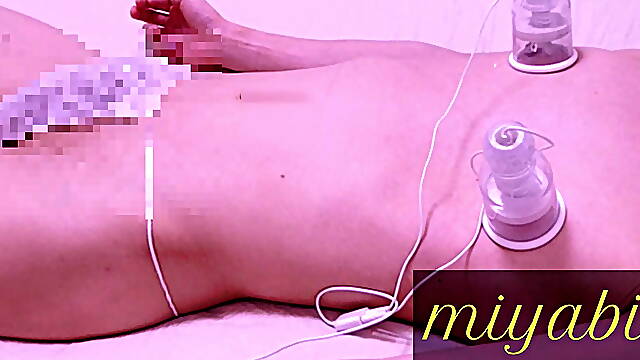 Imagining cowgirl sex with nipple play.Asian guy masturbation cum.