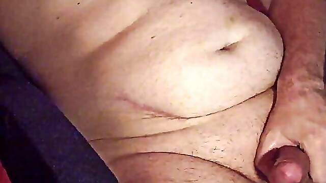 Wanking on a webcam with a big cumshot in the end