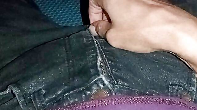 Handsome Man with Huge Dick and Nice Body is Horny on the Couch and Masturbates