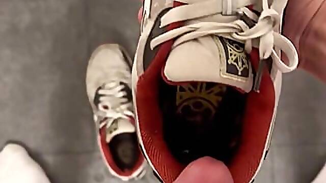 Horny full of pissed sneakers!!