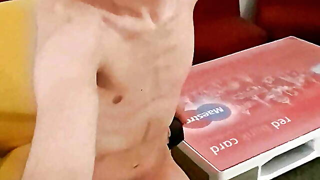 Horny bastard pisses everywhere