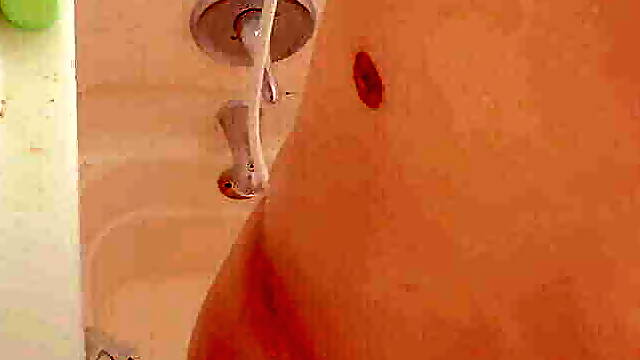 Cumming in the Shower