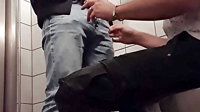 Fuckn Smoke at a Public Toilet