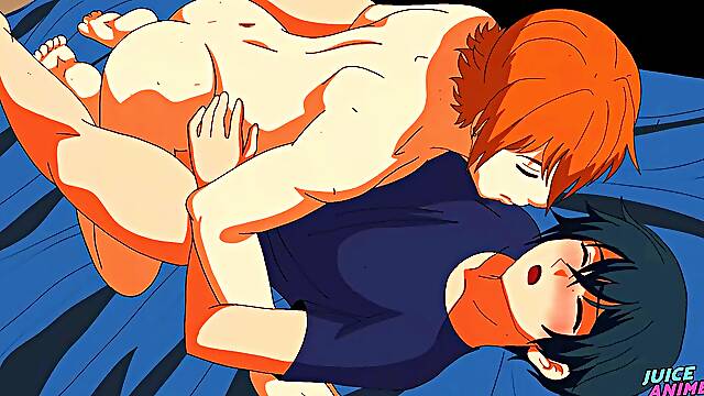 My evil boyfriend finally let me cum in his ass - HENTAI BARA YAOI