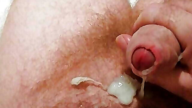 Blowing My Load of Warm Sweet Daddy Bear Cream - British