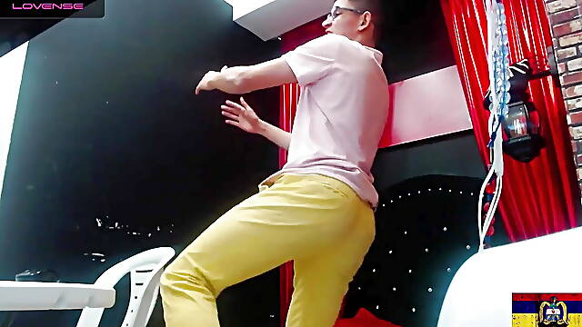 Young dancer in his first video