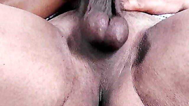 Indian boy play his Big black monster Dick at open roof