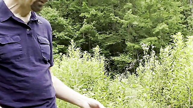 Piss, Cock Sucking, Fucking, 2 Cum Loads Out in the Woods