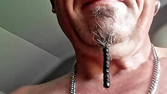 Oops, the neighbor almost saw my cock!!