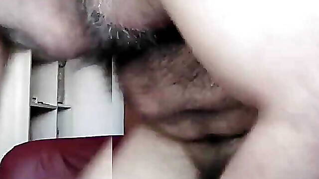 I Bend Over with My Ass Open, a Trickle of Precum Comes Out of My Cock and Then I Wank My Cock with Passion