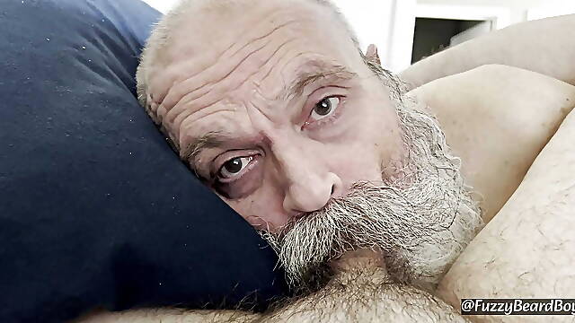 Big Moustache Daddy Bear Sucking Fuzzybeardboy Cock