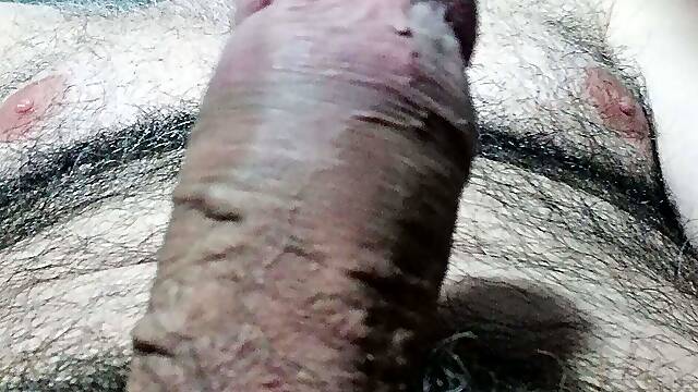 My Hard Cock in the Foreground in All Its Beauty